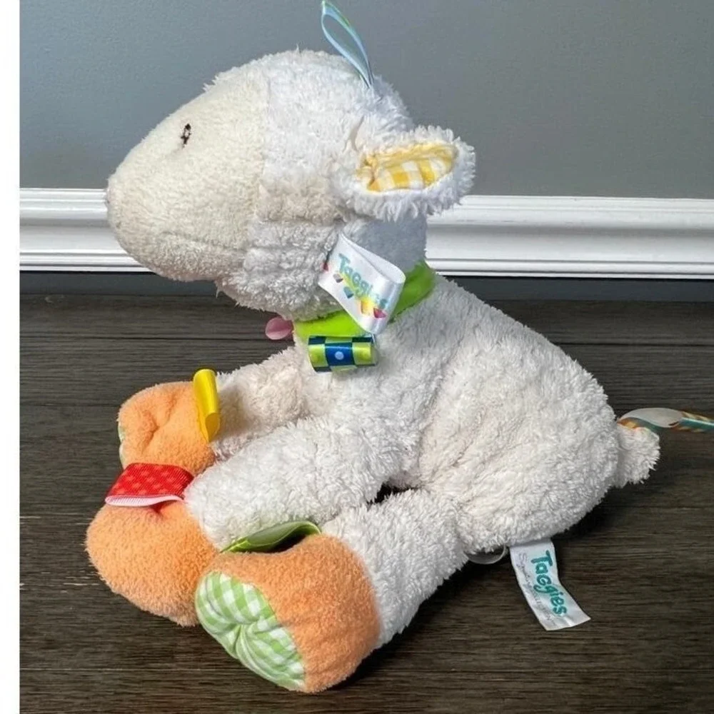 Taggies‎ Signature Collection Lamb Sheep Plush Stuffed Animal Sensory Baby Toy